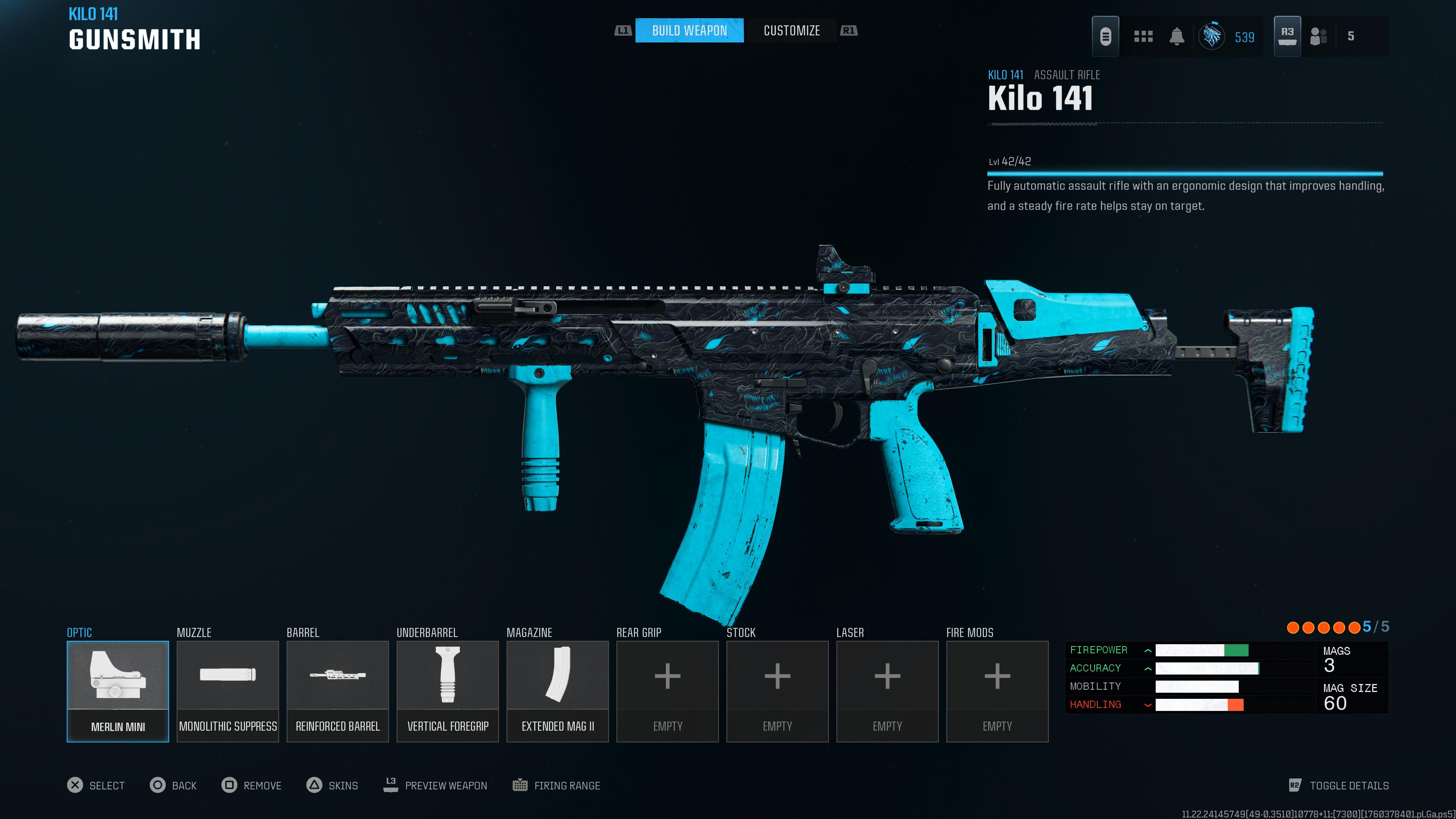 Kilo Loadout
