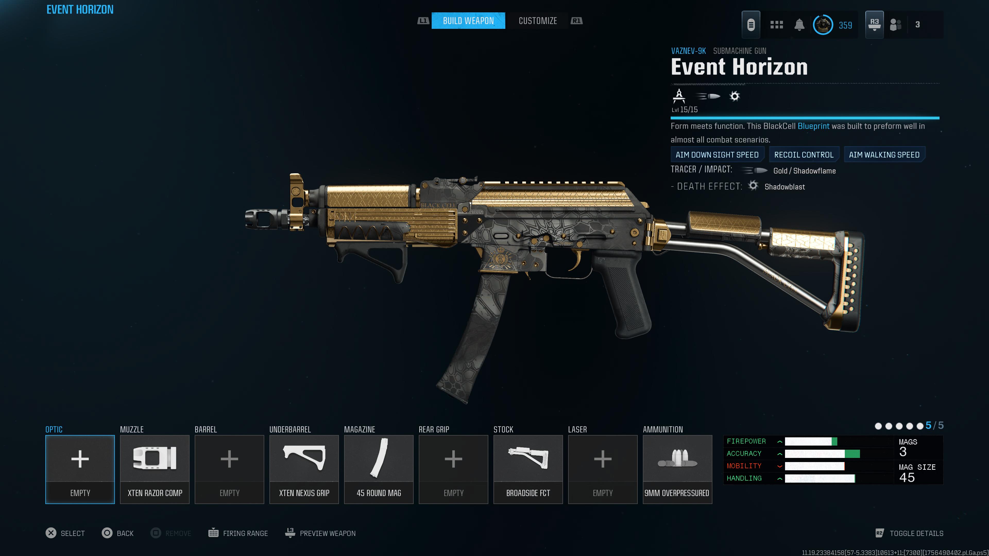 Vaznev Loadout